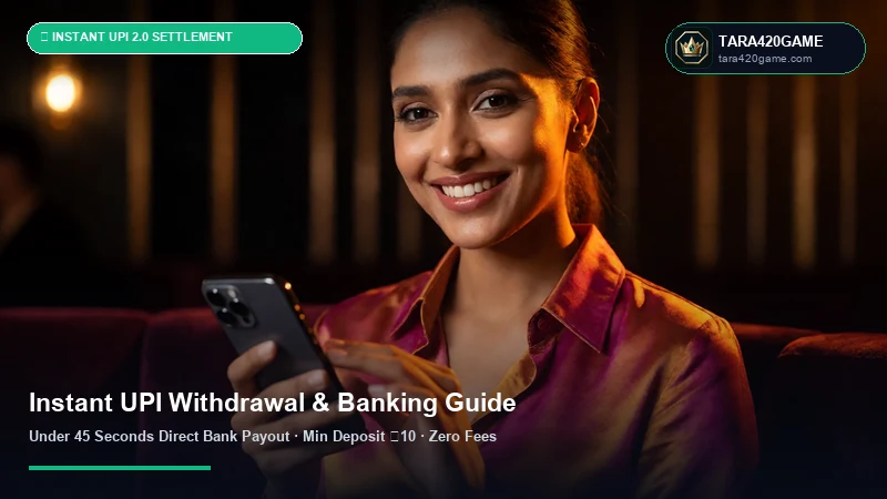 TARA420GAME Instant UPI Withdrawal & ₹50 INR Deposit Tutorial